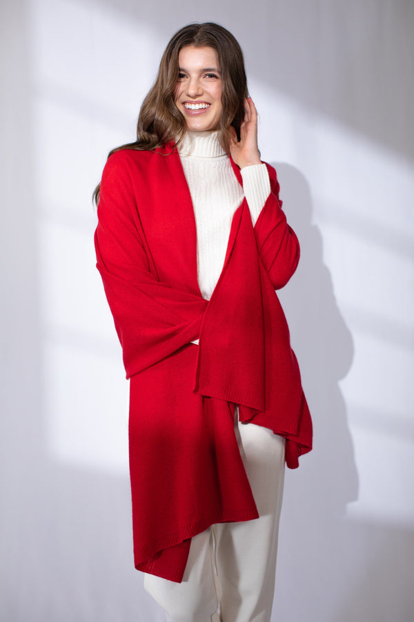 Cashmere Wrap-Rojo