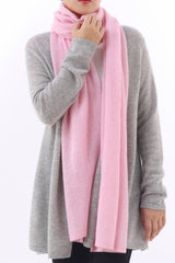 Sustainable Cashmere Lofty Scarf - Light Pink - Dongli Cashmere