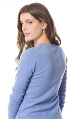 Cardigan girocollo in cashmere sostenibile