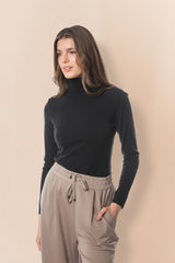 BASIC LONG SLEEVE POLO NECK