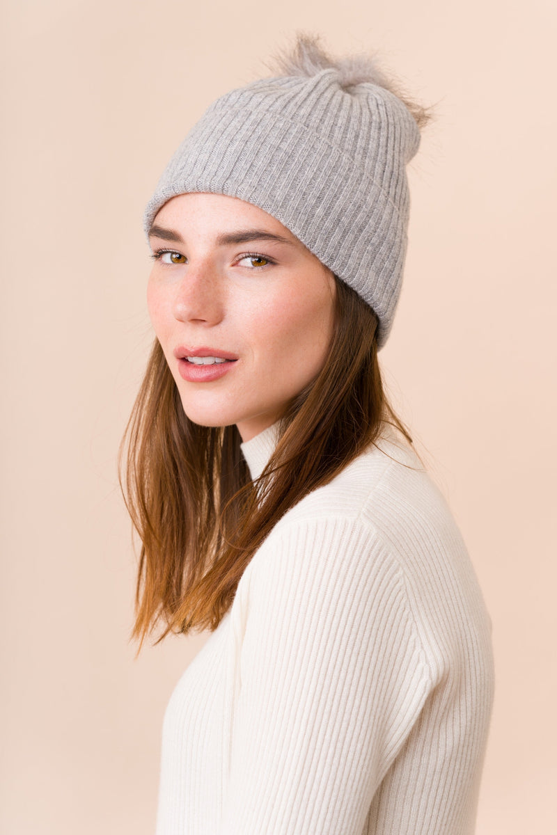 Cappello in cashmere sostenibile - Avena