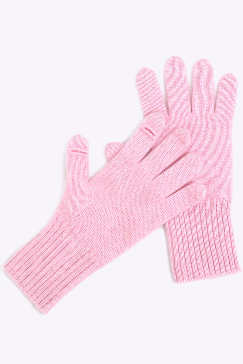 Sustainable Cashmere Glove - Light Pink - Dongli Cashmere